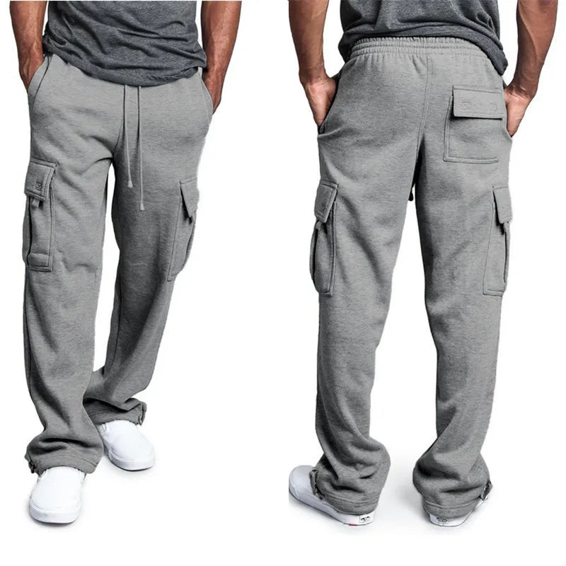 Men's Casual Cargo Sweatpants